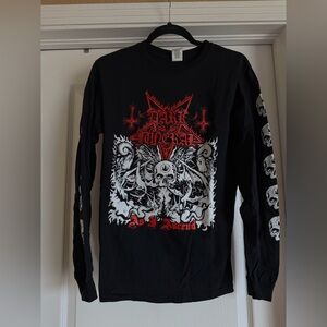 Dark Funeral Black Graphic Long Sleeve Concert Shirt